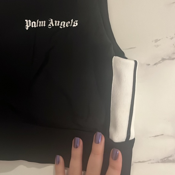 Authentic palm angels logo print track crop top - Picture 2 of 5